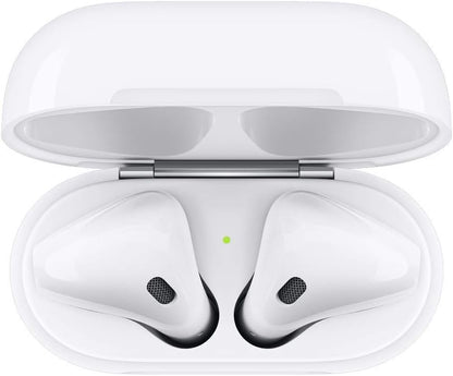 Apple AirPods 2 Gjenerata e 2-të, kufje wireless profesionale me çip H1, Bluetooth 5.0 dhe deri në 24+ orë autonomi