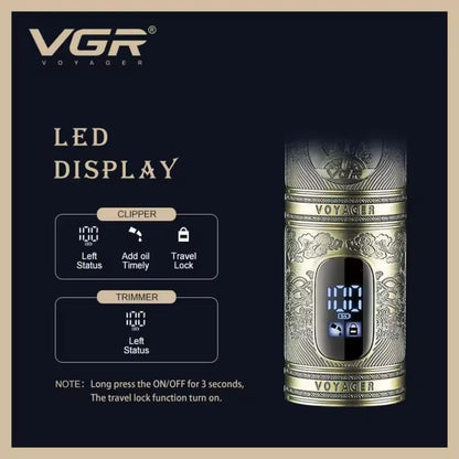 VGR V-670 Set Makine e Madhe dhe Makine e Vogel me 12 Krehëra dhe Ekran LED