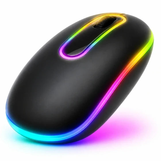 Jertech Elite JR2 Maus Wireless 2.4GHz, 1200 DPI me RGB