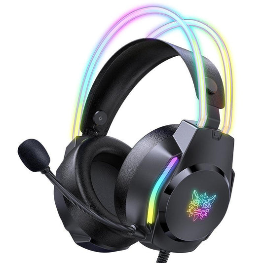 Kufje Onikuma X26 – Gaming Headset me RGB, Mikrofon dhe Dizajn të Rehatshëm