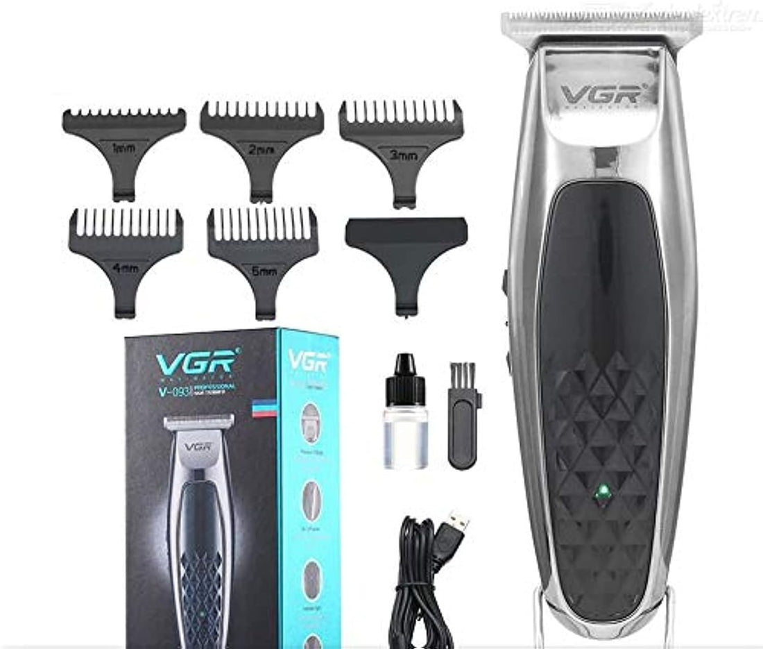 Vgr V-093 Makinë e vogël për flokë dhe mjekër me teh inox, motor 4500 RPM dhe 120 minuta punë – Makinë Qethjeje