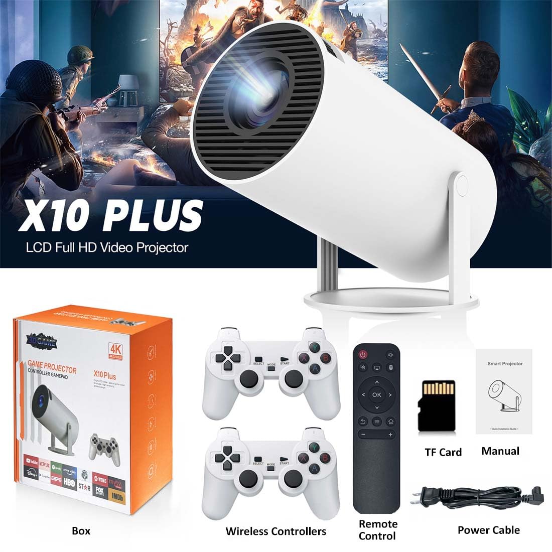 Projektor smart+ Gamebox x10 plus