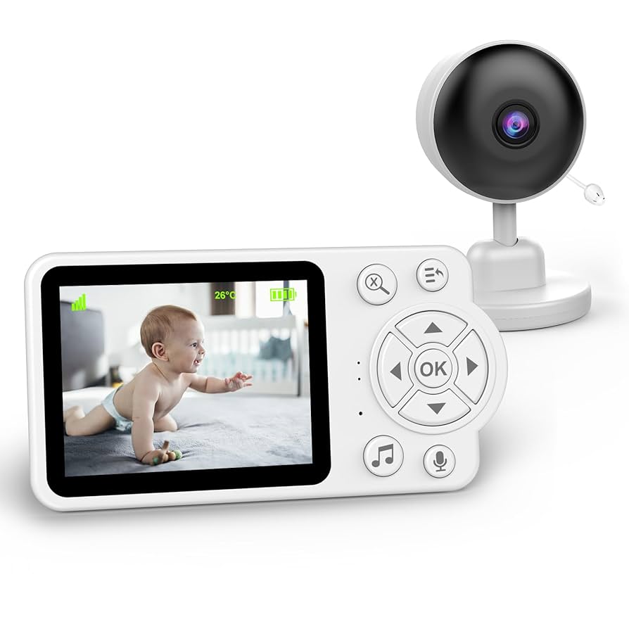 Monitor Foshnje Baby Monitor me Kamerë dhe Ekran 2.8 Inch