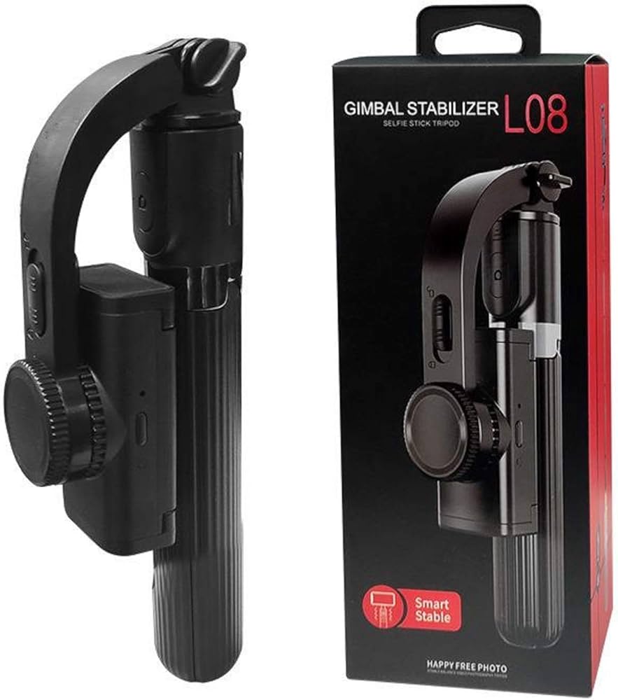 L08 Gimbal Stabilizer – Selfie Stick/Tripod për Telefon