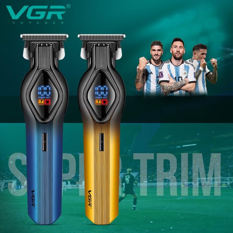 Vgr V-989 Makinë e vogël me teh qeramike, ekran LED dhe 180 minuta punë – Makinë Qethjeje, pamja 5