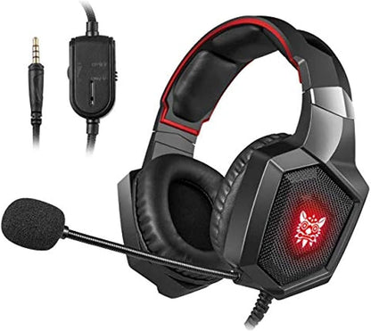 ONIKUMA K8 Kufje Gaming me Driverë 50 mm, Mikrofon dhe Ndriçim LED