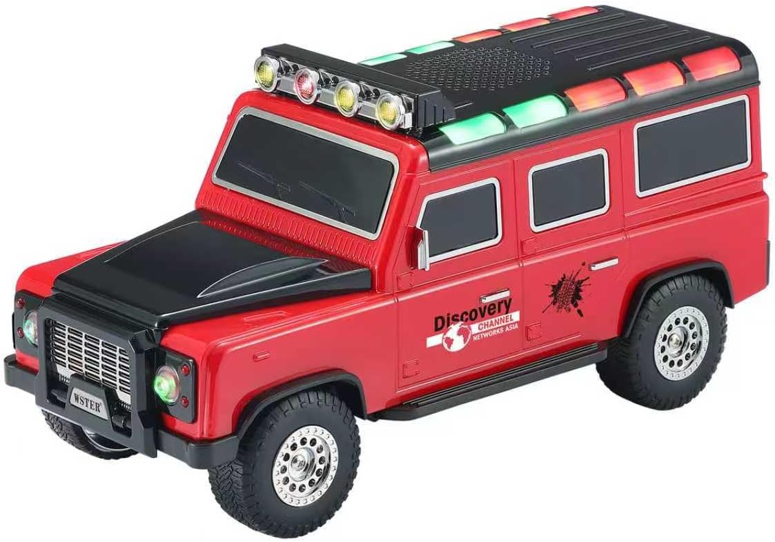 WSTER WS-630 Altoparlant Bluetooth Portativ 15W, SUV Design, Bluetooth 5.4, TWS, FM Radio, USB, TF Card, AUX dhe RGB LED