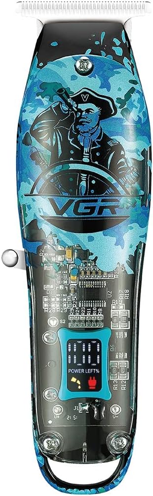 VGR V-923 Makinë e vogël (trimmer) për flokë dhe mjekër me bateri 1400 mAh, 150 minuta punë dhe teh inox