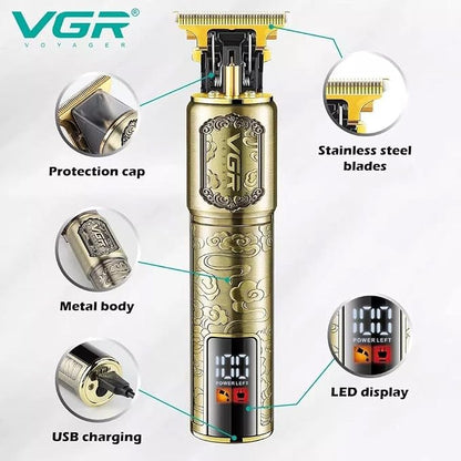 VGR V-073 Makinë e vogël profesionale me teh inox, bateri 1500 mAh dhe 240 minuta punë