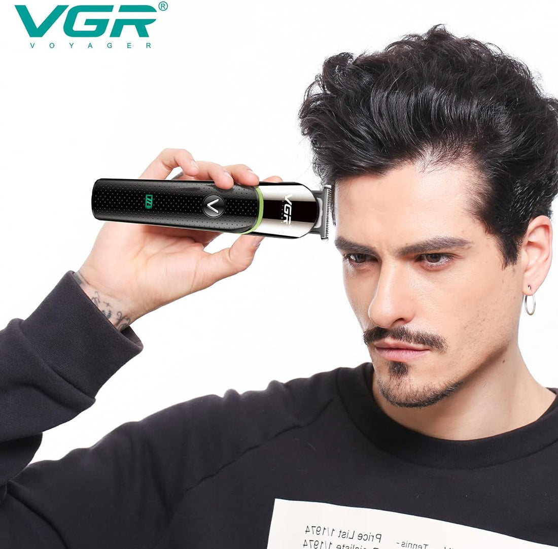 VGR V-191 Makinë e vogël (trimmer) për flokë dhe mjekër me teh inox, bateri 500 mAh dhe 100 minuta – Makinë Qethjeje, pamja 7