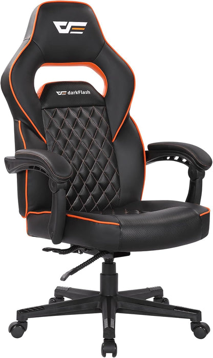 Darkflash RC360 Gaming Chair, Karrige Gaming Ergonomike me Dizajn Sportiv, Mbështetje për Shpinë dhe Komfort të Lartë