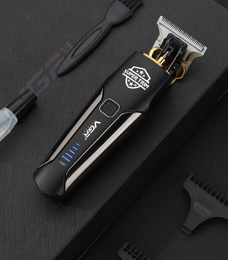 VGR V-927 Makinë e vogël për flokë dhe mjekër me teh T inox, bateri 500 mAh dhe 60 minuta punë – Makinë Qethjeje, pamja 5