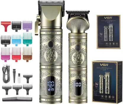 VGR V-670 Set Makine e Madhe dhe Makine e Vogel me 12 Krehëra dhe Ekran LED