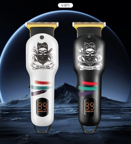 VGR V-971 Makinë e vogël për flokë dhe mjekër me teh inox, bateri 600 mAh dhe 120 minuta punë