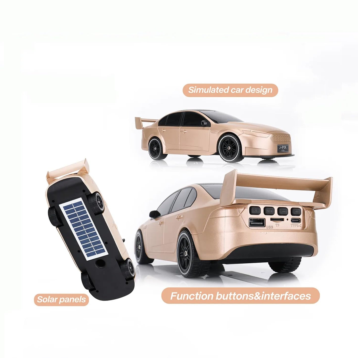Mini GT P338 Altoparlant Bluetooth Portativ, Wireless, me Bateri të Integruar dhe Ndriçim LED