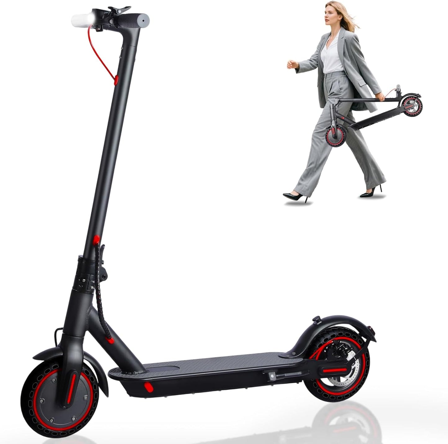 Trorinet Elektrike DAR1 për të Rritur me Motor 350W, Autonomi 20-30 km, Goma 8.5 Inç, 3 Modalitete Shpejtësie, APP dhe Sistem të Dyfishtë Frenimi
