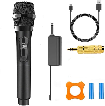 DM-108 Mikrofon Wireless Karaoke me Bluetooth, Efekte Zëri dhe Bateri të Integruar