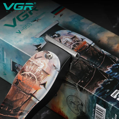VGR V-953 Makinë e vogël (trimmer) me teh T prej çeliku inox, bateri 600 mAh dhe 120 minuta punë