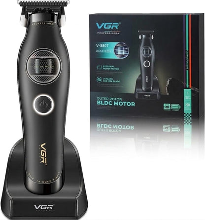 VGR V-880T Makinë e vogël profesionale me teh qeramik dhe MIM, motor BLDC 7200 RPM, bateri 2500 mAh dhe 200 minuta punë