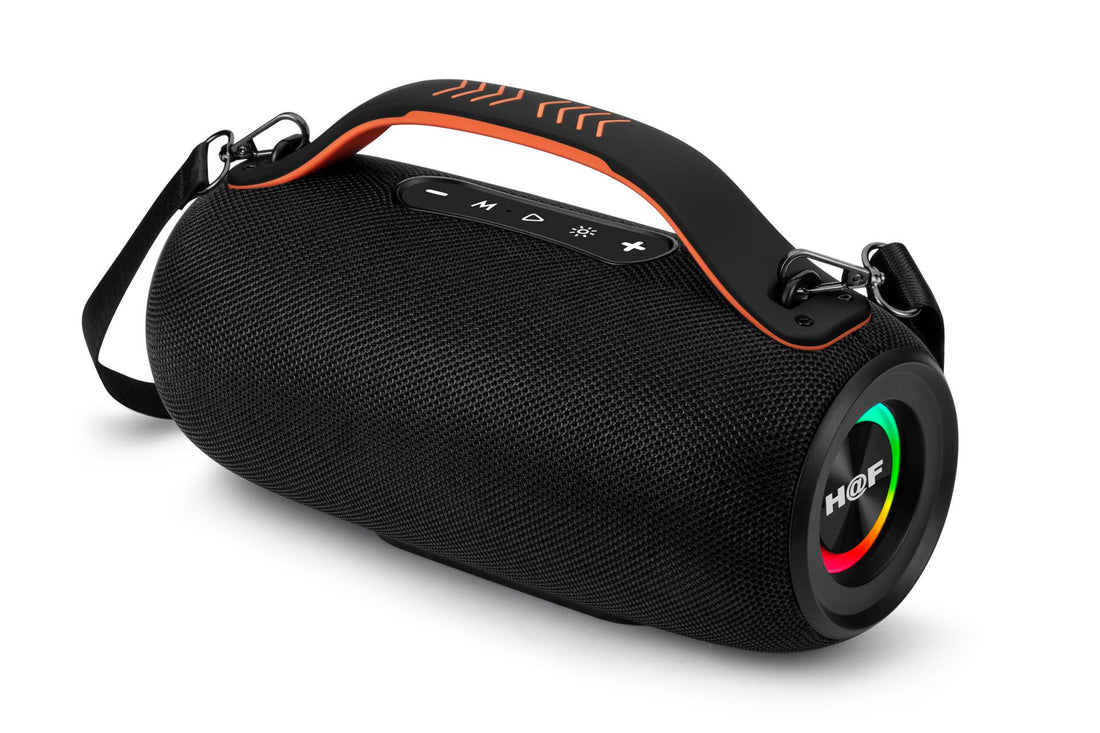 H@F GU-133 Altoparlant Portativ me Karikim Solar dhe Bluetooth – Zmadhues Zëri Bluetooth