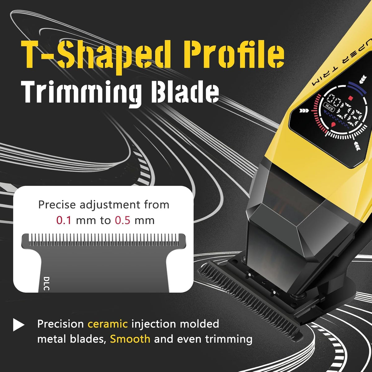 VGR V-877 S3 Set 2 në 1 me Clipper, Trimmer dhe Shaver, motor deri 9000 RPM, bateri 2000 mAh dhe deri 180 minuta punë