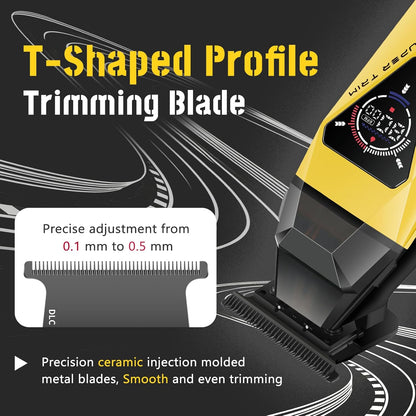 VGR V-877 S3 Set 2 në 1 me Clipper, Trimmer dhe Shaver, motor deri 9000 RPM, bateri 2000 mAh dhe deri 180 minuta punë