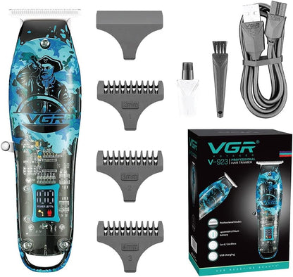 VGR V-923 Makinë e vogël (trimmer) për flokë dhe mjekër me bateri 1400 mAh, 150 minuta punë dhe teh inox