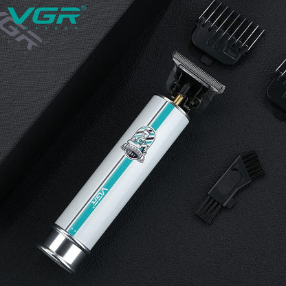 VGR V-079 Makinë e vogël për flokë dhe mjekër me teh inox, bateri 1400 mAh dhe 300 minuta punë