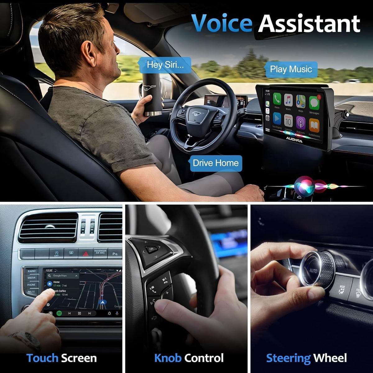 Wireless CarPlay Adapter 2-in-1 – Për të gjitha veturat që mbështesin CarPlay (Plug & Play)