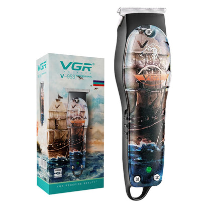 VGR V-953 Makinë e vogël (trimmer) me teh T prej çeliku inox, bateri 600 mAh dhe 120 minuta punë