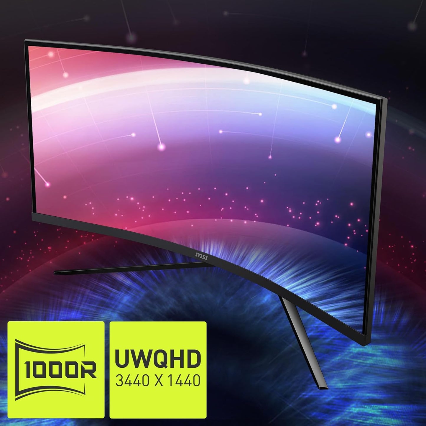 MSI MAG 345CQR 34" UWQHD 180Hz Curved Gaming Monitor