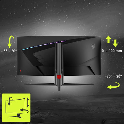 MSI MAG 345CQR 34" UWQHD 180Hz Curved Gaming Monitor