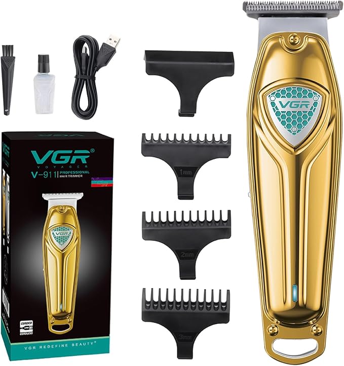 VGR V-085 Makinë e vogël profesionale me teh inox, motor 6500 RPM, bateri 1500 mAh dhe 300 minuta punë – Makinë Qethjeje