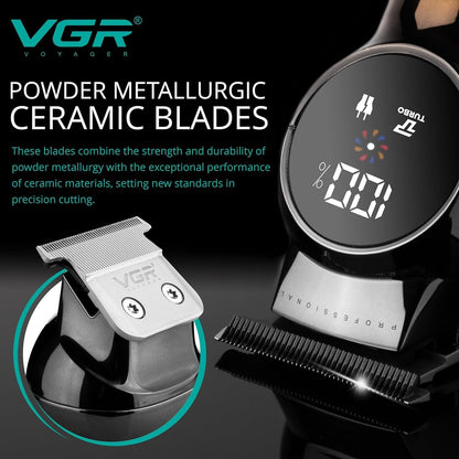 VGR V-989 Makinë e vogël me teh qeramike, ekran LED dhe 180 minuta punë