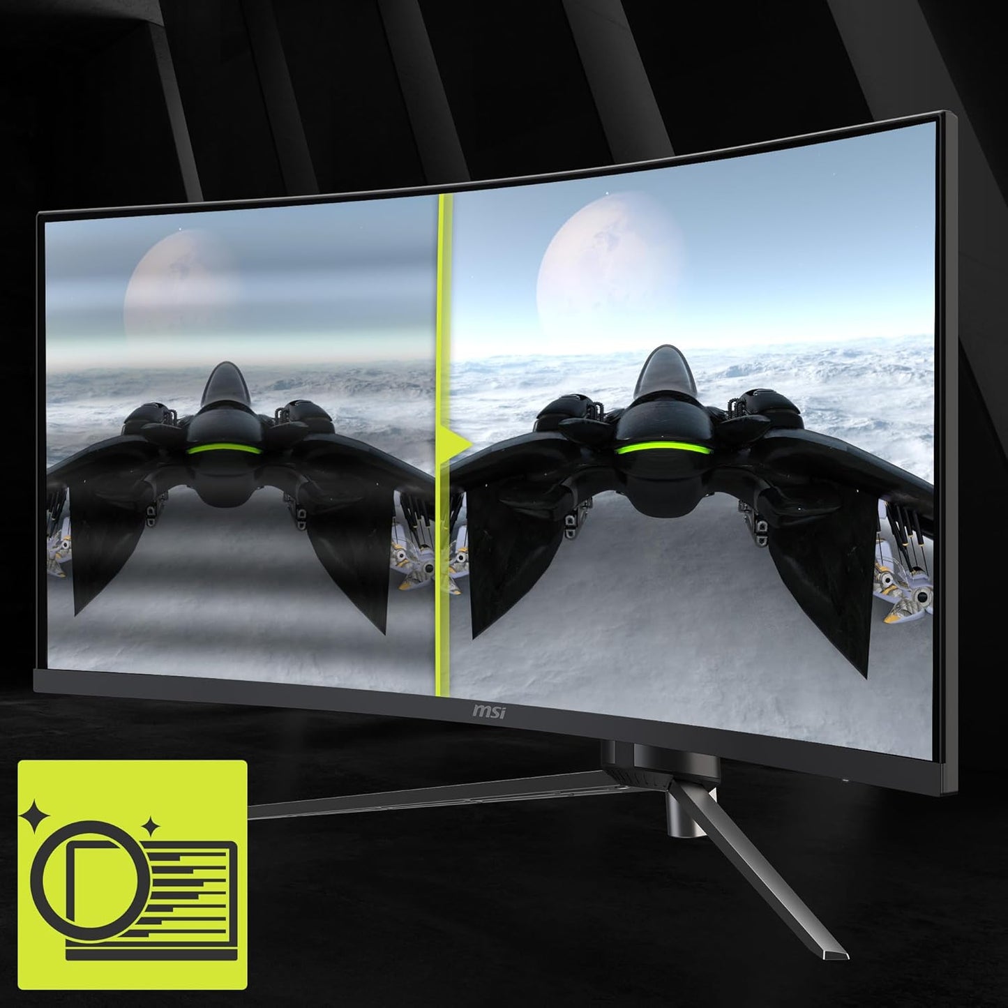 MSI MAG 345CQR 34" UWQHD 180Hz Curved Gaming Monitor