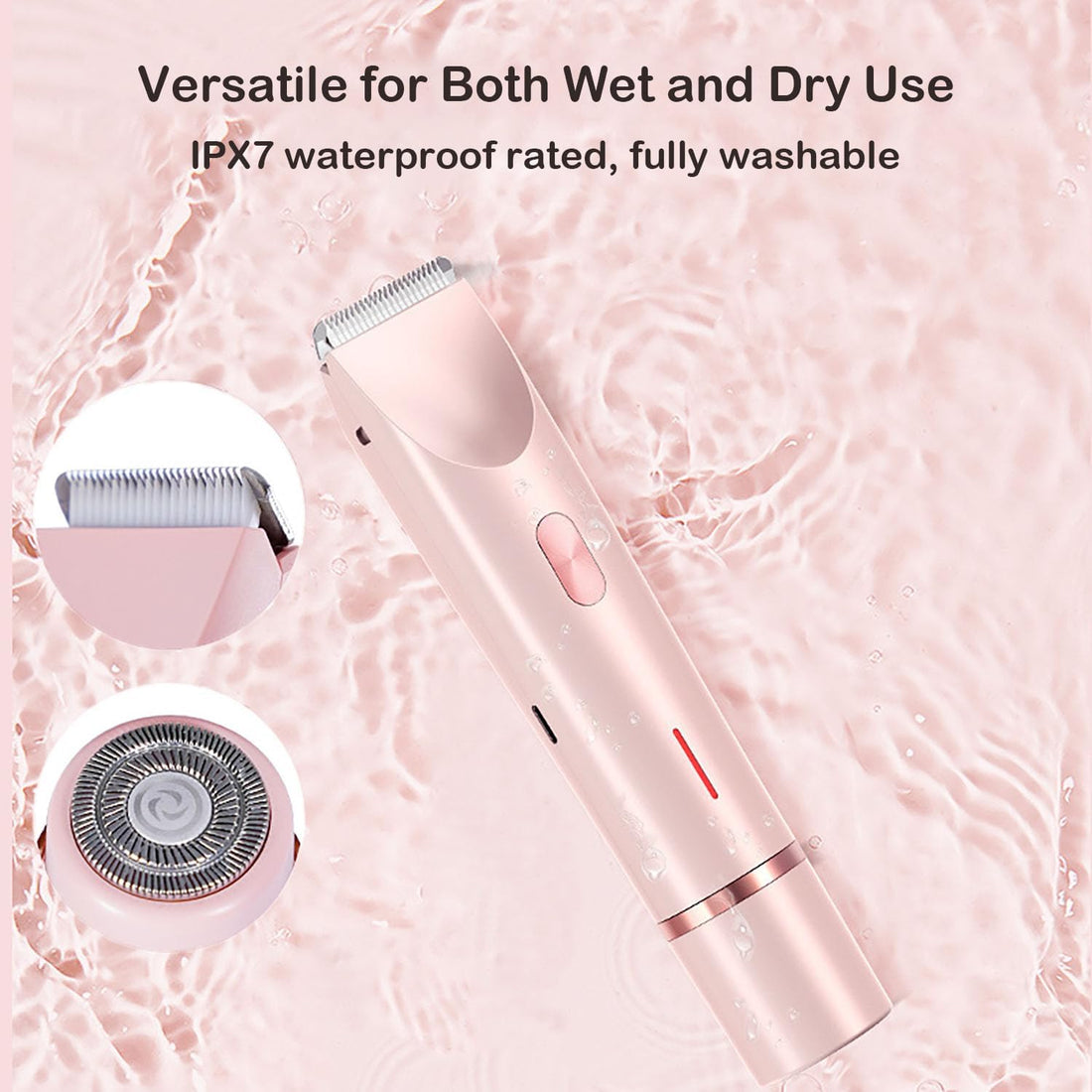 Bunblic 2-in-1 Women Electric Shaver – Valak për Femra, IPX7