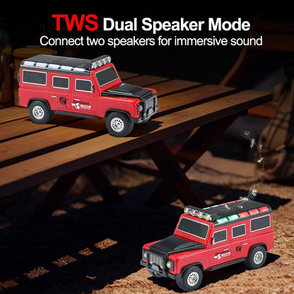 WSTER WS-630 Altoparlant Bluetooth Portativ 15W, SUV Design, Bluetooth 5.4, TWS, FM Radio, USB, TF Card, AUX dhe RGB LED