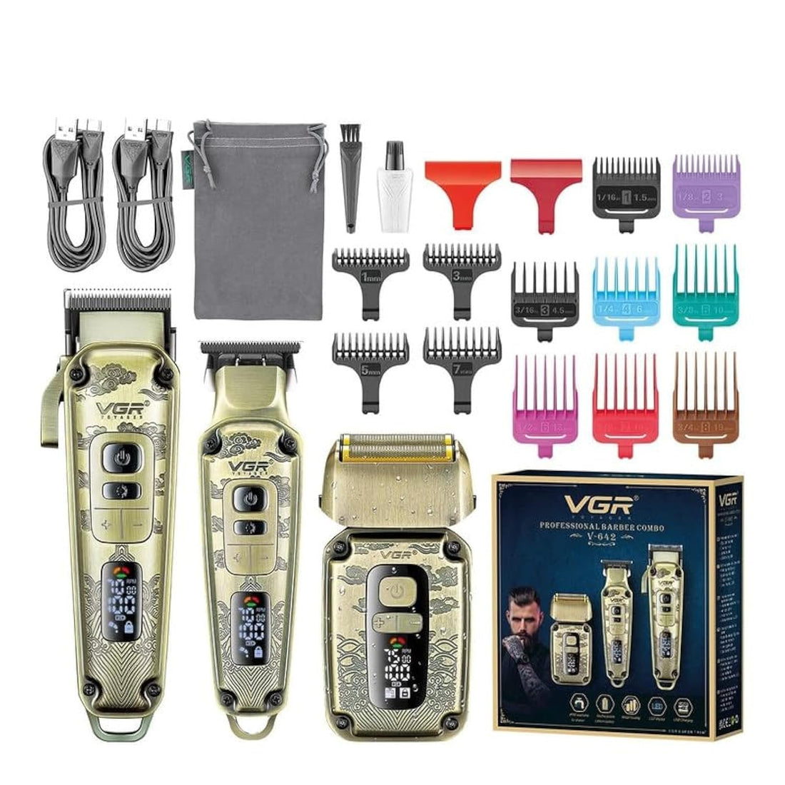 Set Makinash VGR V-642 – Makinë Qethjeje