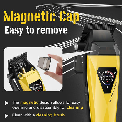 VGR V-877 S3 Set 2 në 1 me Clipper, Trimmer dhe Shaver, motor deri 9000 RPM, bateri 2000 mAh dhe deri 180 minuta punë