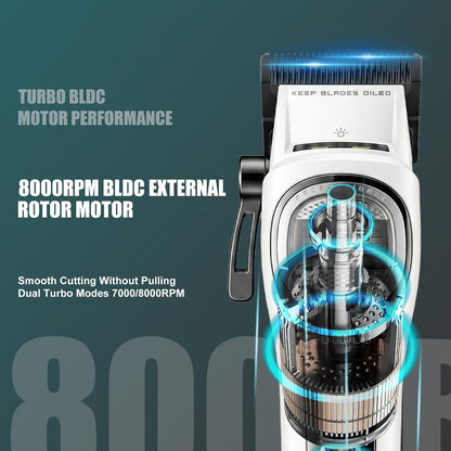 VGR V-888C Makinë e madhe profesionale me teh MIM DLC, motor BLDC 8000 RPM, bateri 2500 mAh dhe 150 minuta punë