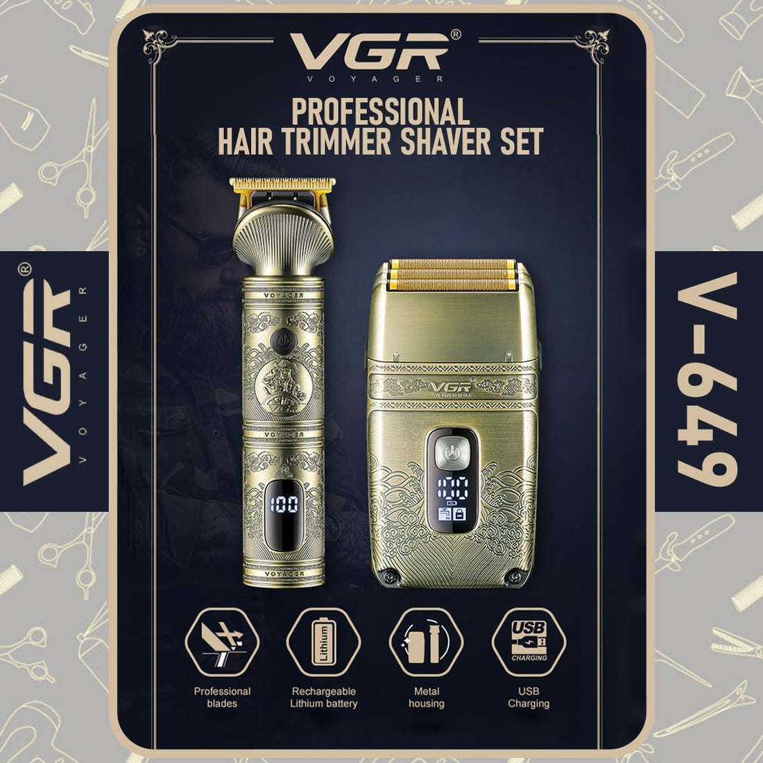 VGR V-649 Set Makine e Vogël dhe Valak me Trup Metalik dhe 4 Krehëra – Makinë Rroje, pamja 2