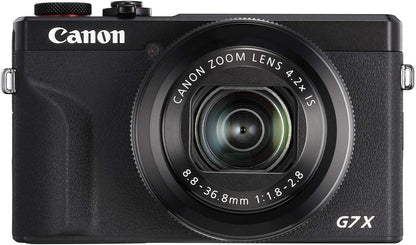 Canon PowerShot G7 X Mark III Aparat Digjital 20.1MP me Sensor 1.0", Video 4K, Lens 24-100mm f/1.8-2.8 dhe Wi-Fi/Bluetooth