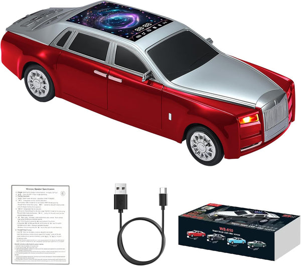 WSTER WS-610 Mikrofon Wireless, Mikrofon Karaoke me Bluetooth, Bateri të Integruar dhe Efekte Zëri