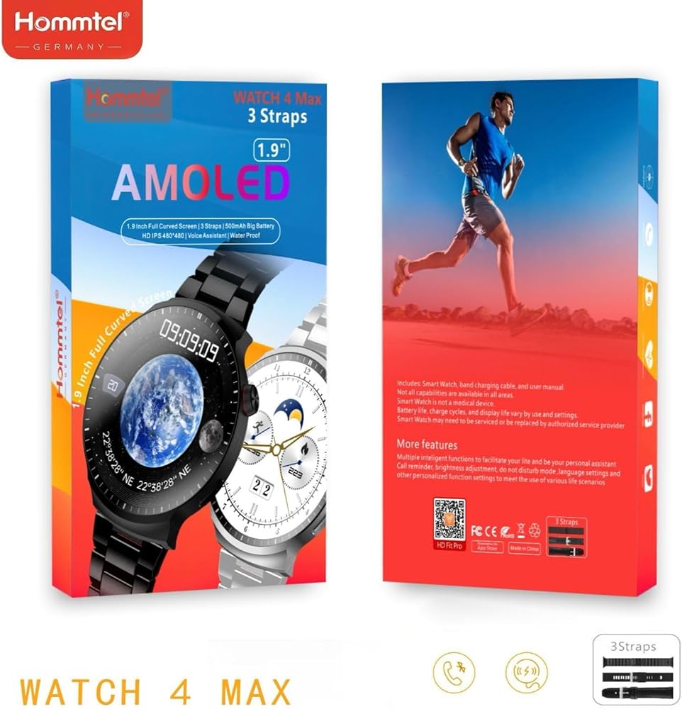 Orë e mençur Watch 4 MAX hommtel