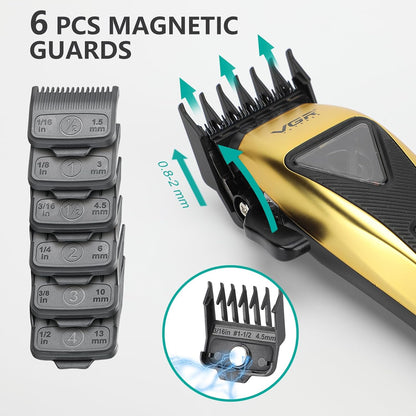 VGR V-015 Makinë e madhe profesionale me teh DLC, motor Vector 9000 RPM, bateri 2500 mAh dhe 120 minuta punë