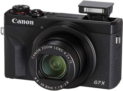 Canon PowerShot G7 X Mark III Aparat Digjital 20.1MP me Sensor 1.0", Video 4K, Lens 24-100mm f/1.8-2.8 dhe Wi-Fi/Bluetooth