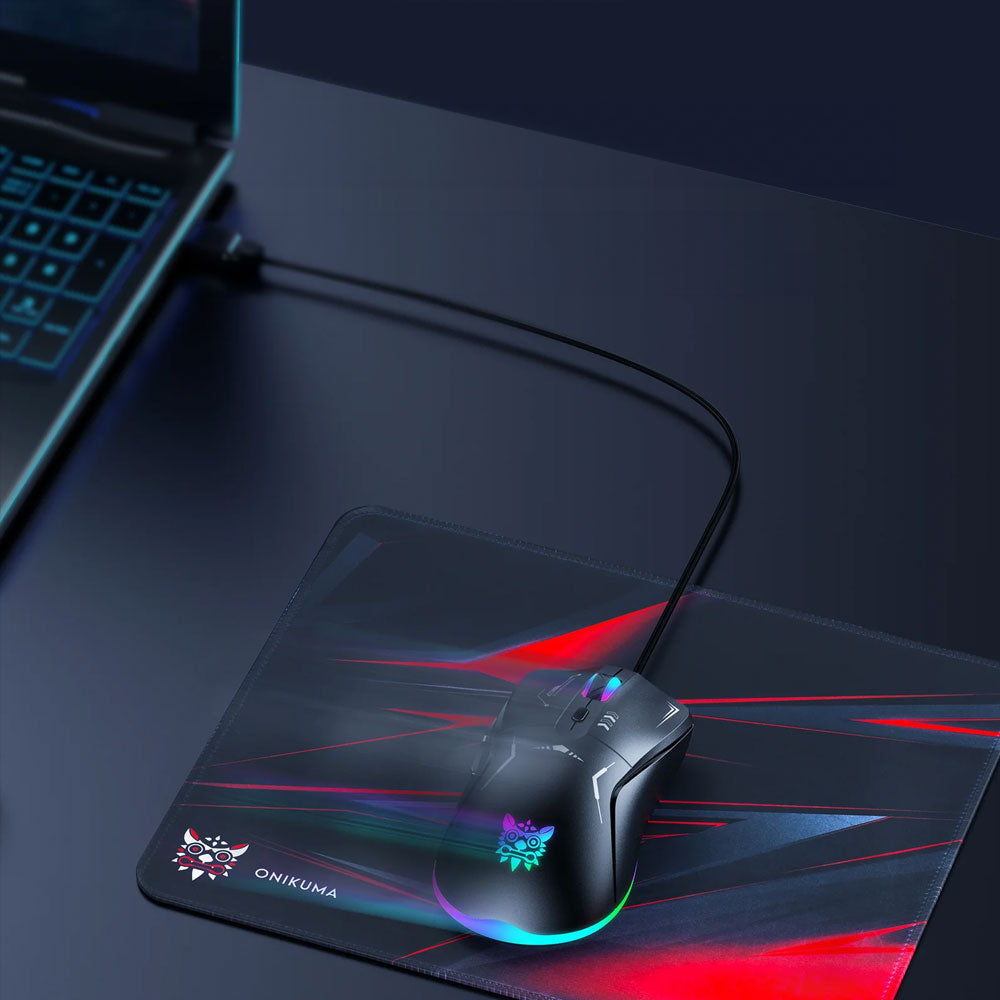 Onikuma TZ5006 – Seti 5 në 1 Gaming me Maus, Tastierë, Kufje, Mbajtëse Kufjesh dhe Mousepad RGB, pamja 5
