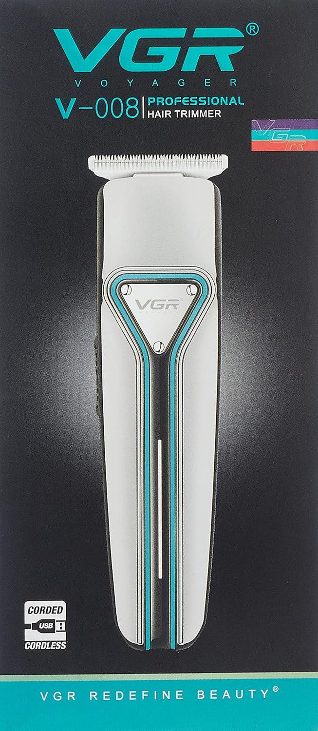 Vgr V-008 Makinë e vogël (trimmer) me teh T prej çeliku inox, motor 6300 RPM dhe 120 minuta punë – Makinë Qethjeje, pamja 3