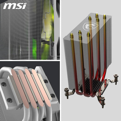 MSI MAG COREFROZR AA13 WHITE Tower CPU Air Cooler
