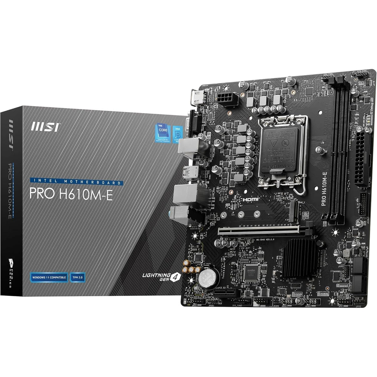 Msi MB PRO H610m-e Ddr4, Supp. IntelCore 14/13/12t – Komponentë PC, pamja 4
